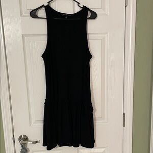Casual Black Sleeveless Dress